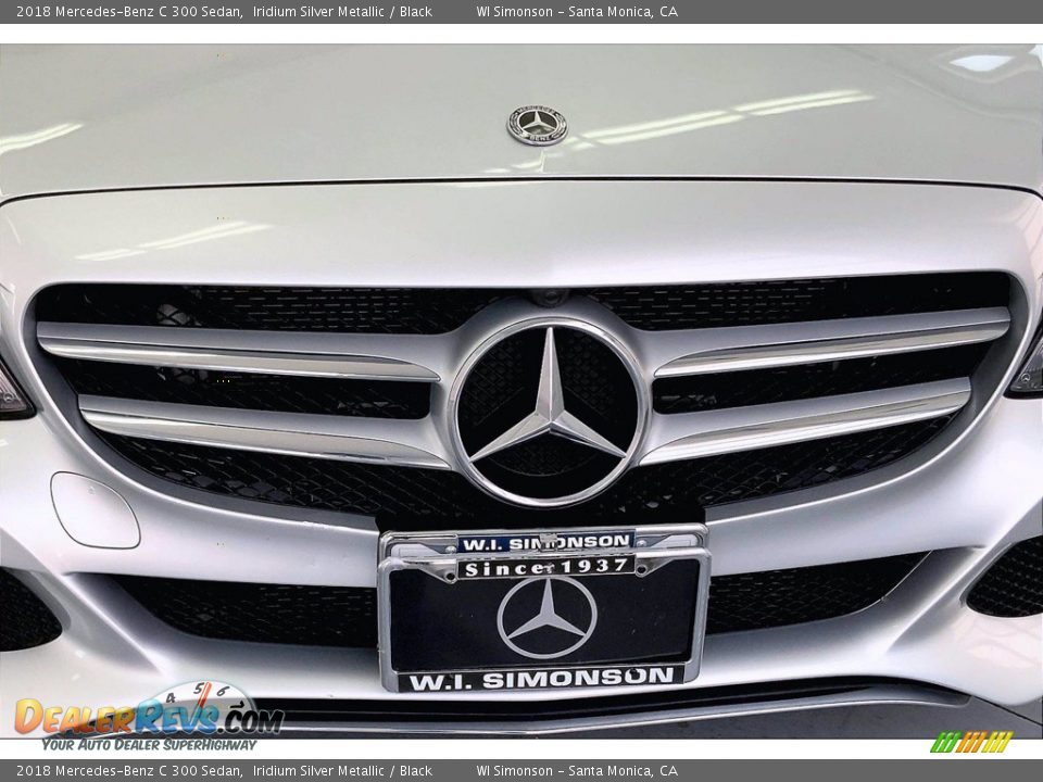 2018 Mercedes-Benz C 300 Sedan Iridium Silver Metallic / Black Photo #30