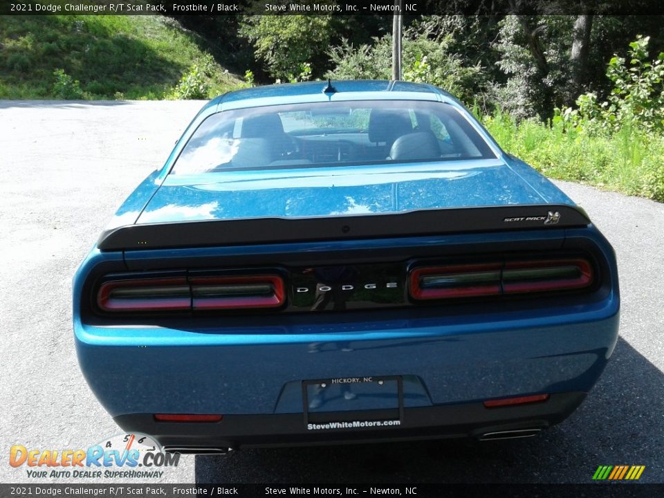 2021 Dodge Challenger R/T Scat Pack Frostbite / Black Photo #7