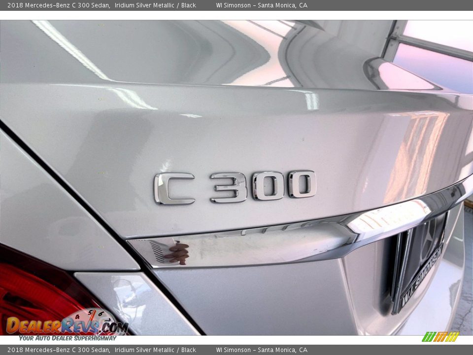 2018 Mercedes-Benz C 300 Sedan Iridium Silver Metallic / Black Photo #31