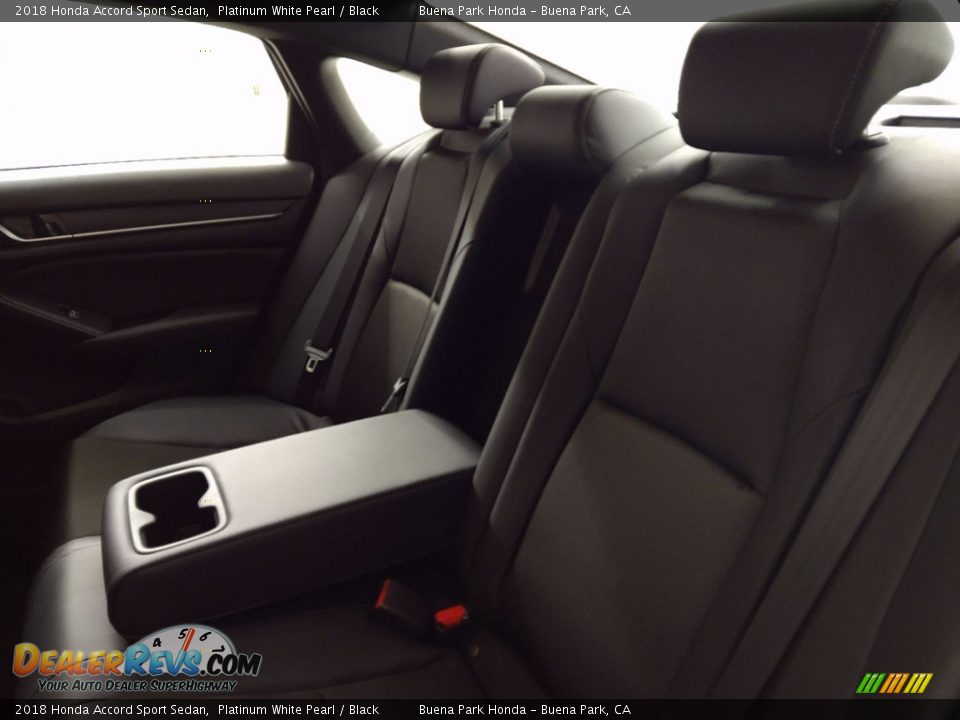 2018 Honda Accord Sport Sedan Platinum White Pearl / Black Photo #25