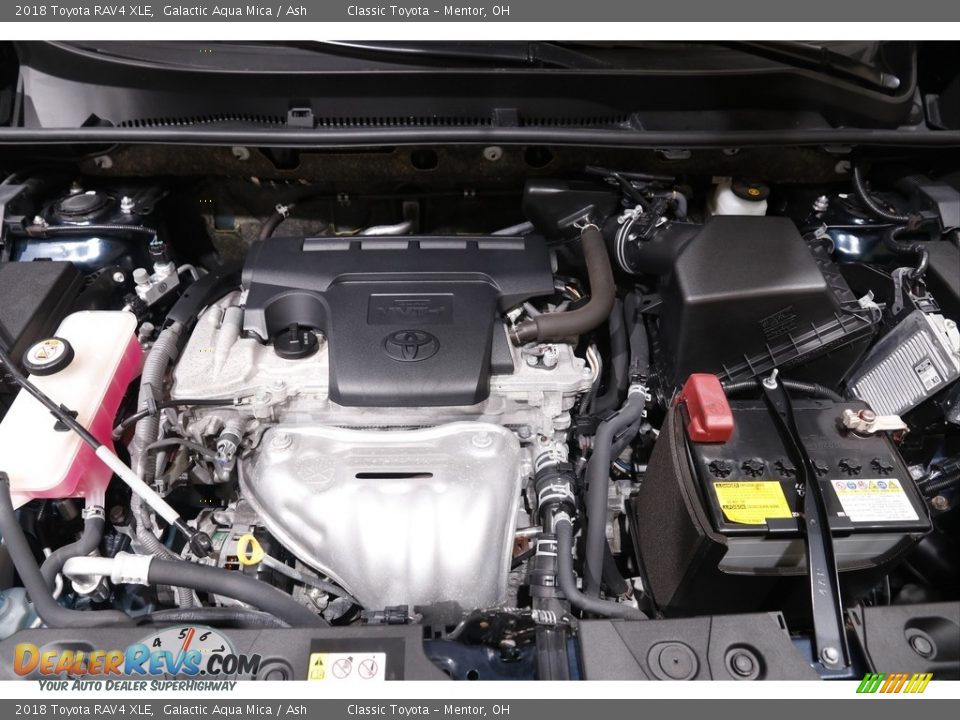2018 Toyota RAV4 XLE Galactic Aqua Mica / Ash Photo #18