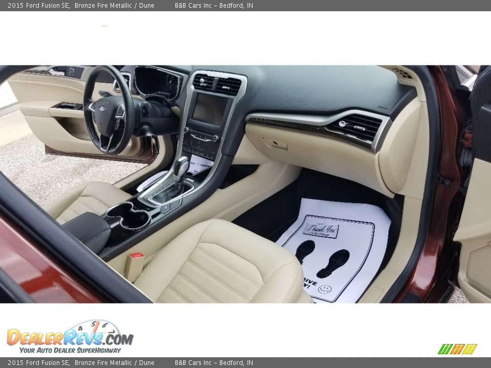 2015 Ford Fusion SE Bronze Fire Metallic / Dune Photo #27