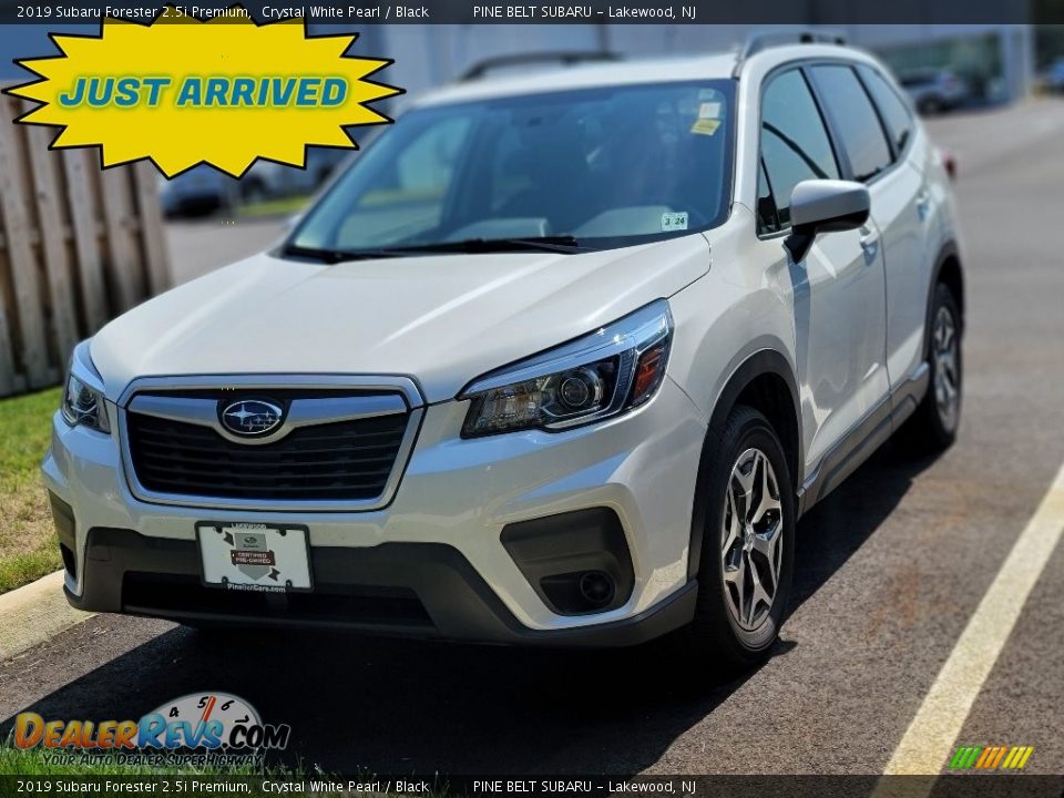 2019 Subaru Forester 2.5i Premium Crystal White Pearl / Black Photo #1