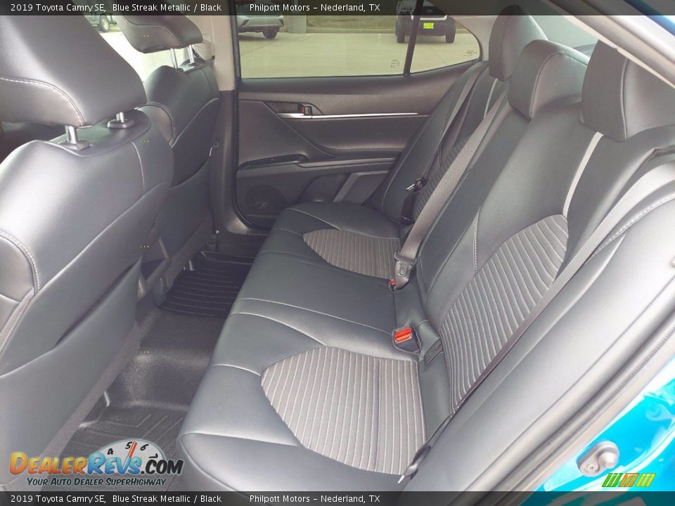 2019 Toyota Camry SE Blue Streak Metallic / Black Photo #12