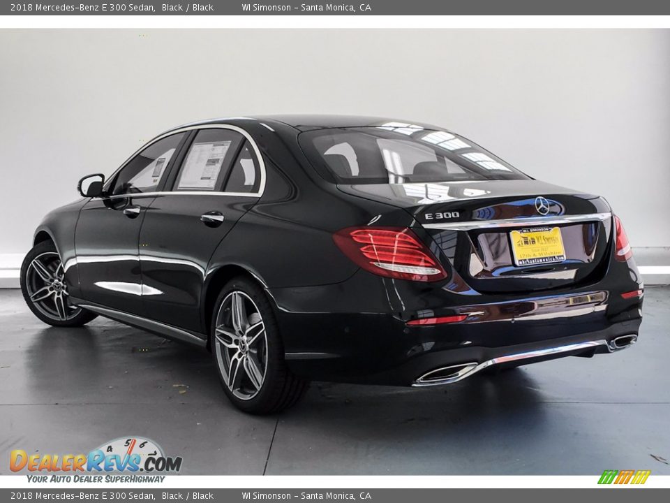 2018 Mercedes-Benz E 300 Sedan Black / Black Photo #3