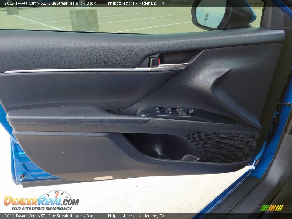 2019 Toyota Camry SE Blue Streak Metallic / Black Photo #13