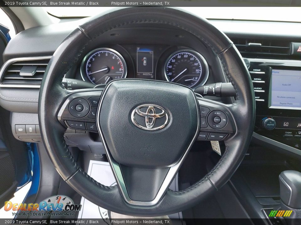 2019 Toyota Camry SE Blue Streak Metallic / Black Photo #15