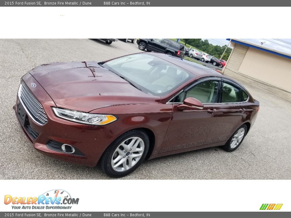 2015 Ford Fusion SE Bronze Fire Metallic / Dune Photo #32