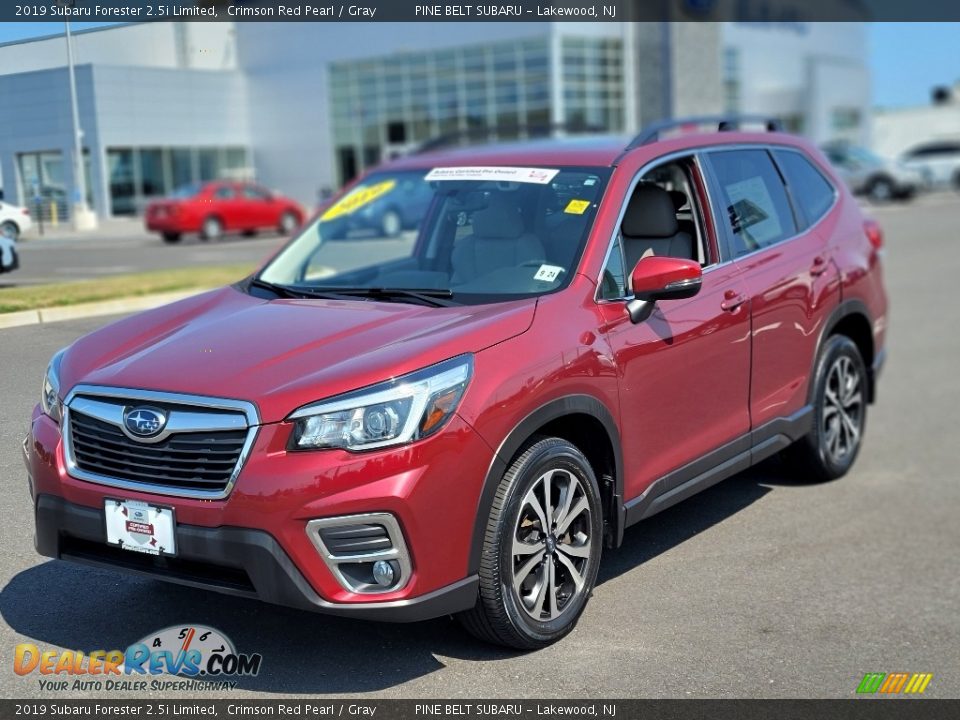 2019 Subaru Forester 2.5i Limited Crimson Red Pearl / Gray Photo #1