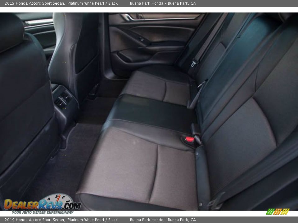 2019 Honda Accord Sport Sedan Platinum White Pearl / Black Photo #4