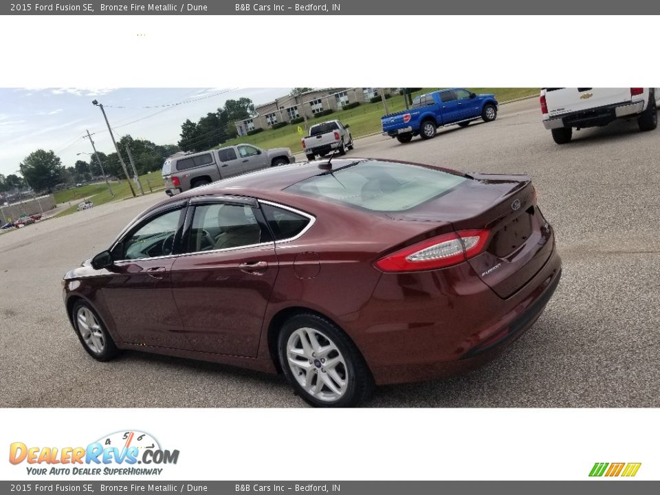 2015 Ford Fusion SE Bronze Fire Metallic / Dune Photo #34