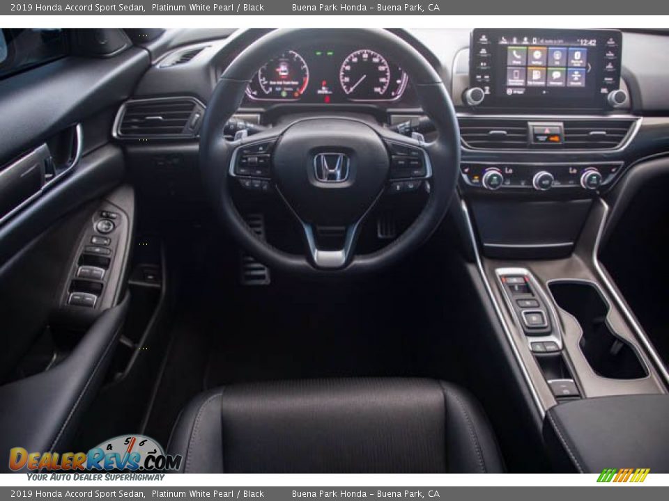 2019 Honda Accord Sport Sedan Platinum White Pearl / Black Photo #5
