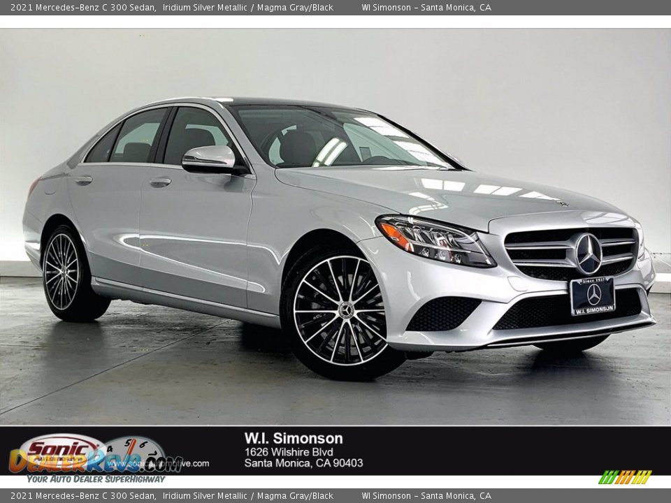 2021 Mercedes-Benz C 300 Sedan Iridium Silver Metallic / Magma Gray/Black Photo #1