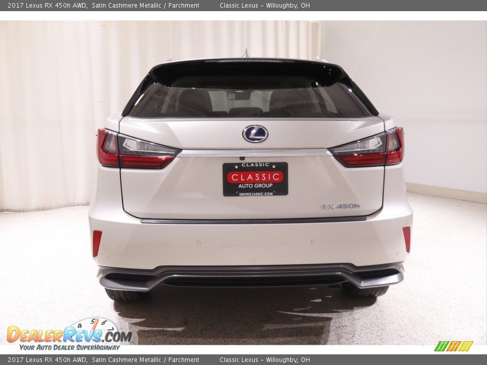 2017 Lexus RX 450h AWD Satin Cashmere Metallic / Parchment Photo #21