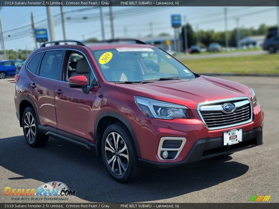 2019 Subaru Forester 2.5i Limited Crimson Red Pearl / Gray Photo #14