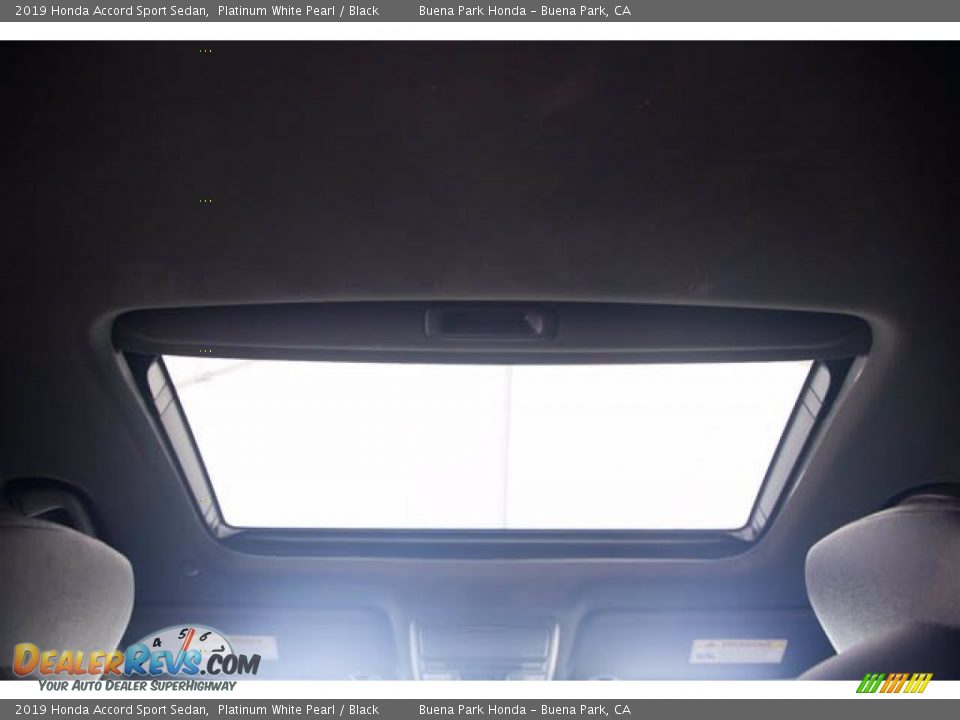 2019 Honda Accord Sport Sedan Platinum White Pearl / Black Photo #19