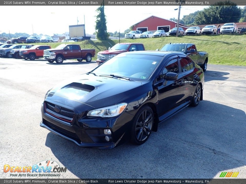 2016 Subaru WRX Premium Crystal Black Silica / Carbon Black Photo #1