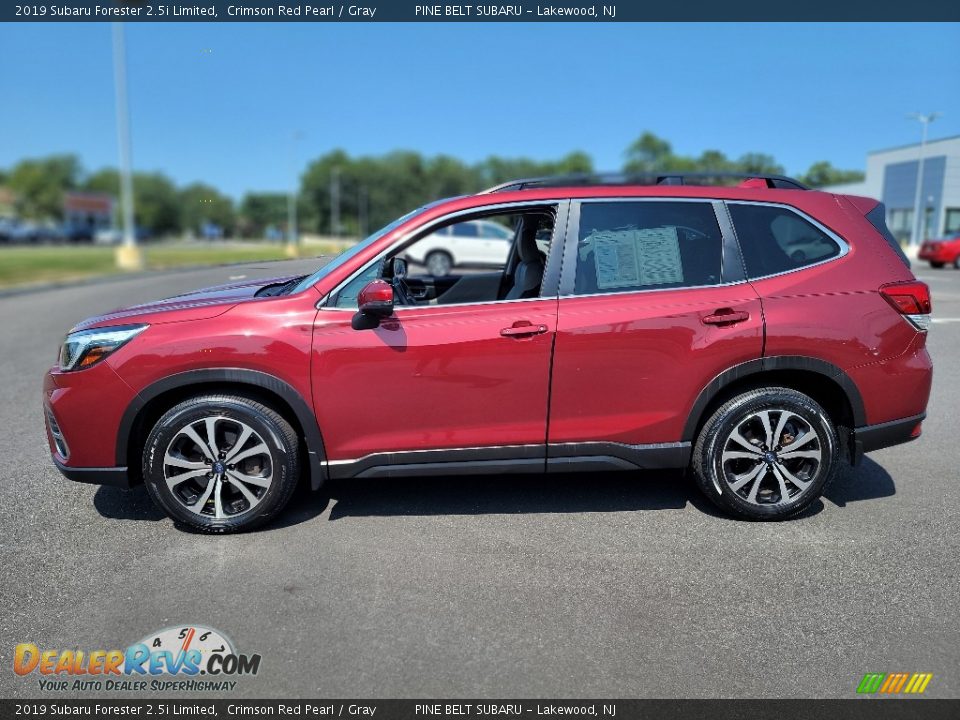 2019 Subaru Forester 2.5i Limited Crimson Red Pearl / Gray Photo #17