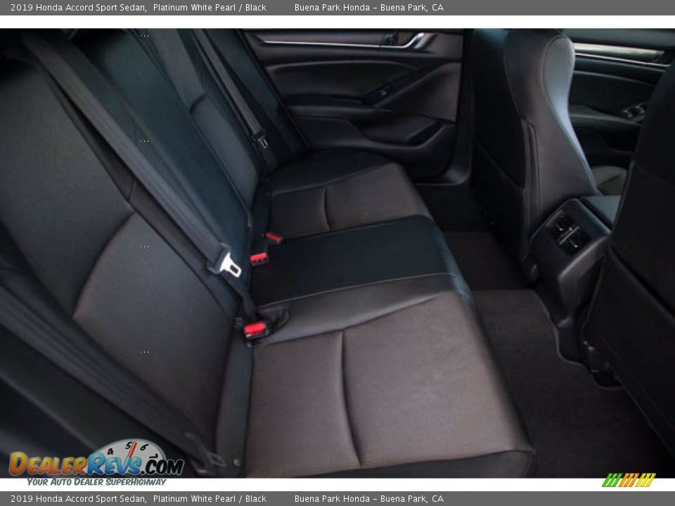 2019 Honda Accord Sport Sedan Platinum White Pearl / Black Photo #22