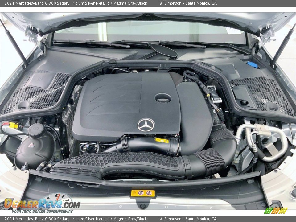 2021 Mercedes-Benz C 300 Sedan Iridium Silver Metallic / Magma Gray/Black Photo #9