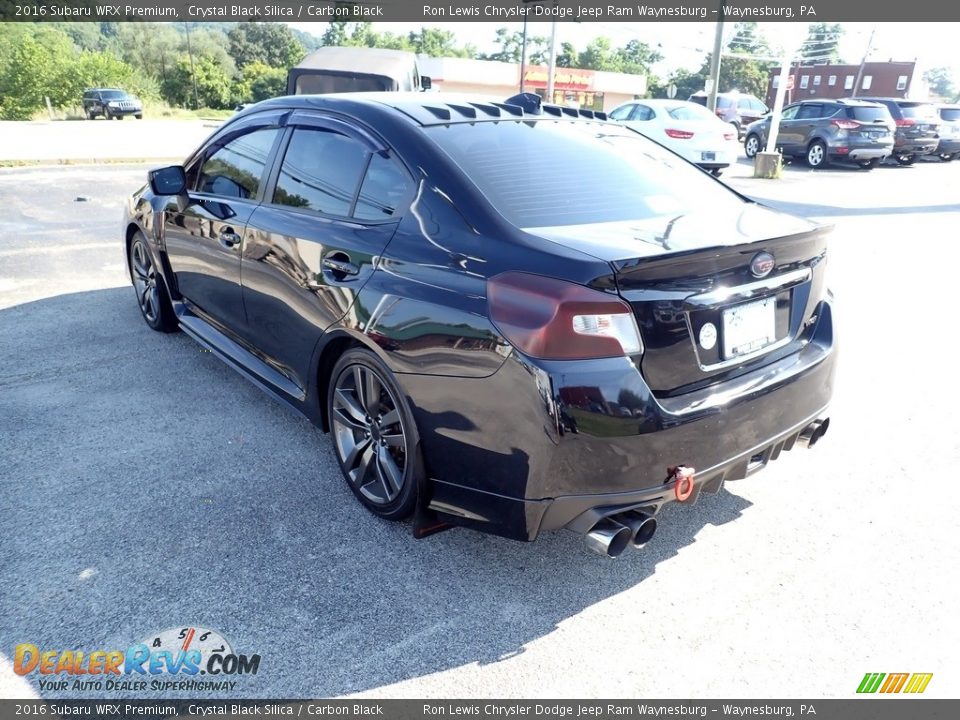 2016 Subaru WRX Premium Crystal Black Silica / Carbon Black Photo #3