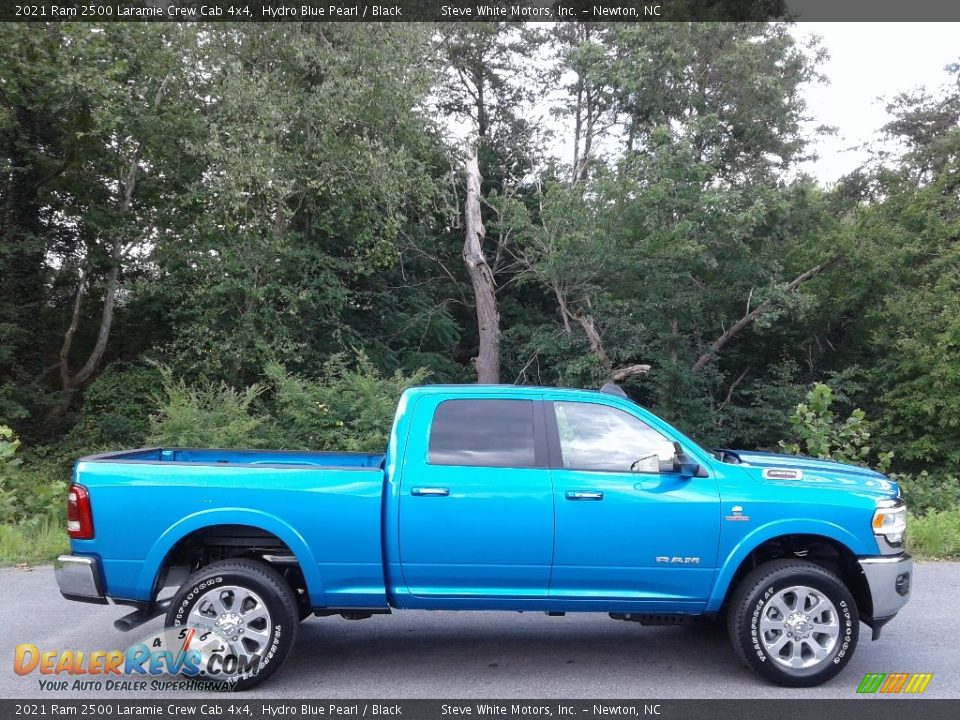 2021 Ram 2500 Laramie Crew Cab 4x4 Hydro Blue Pearl / Black Photo #5