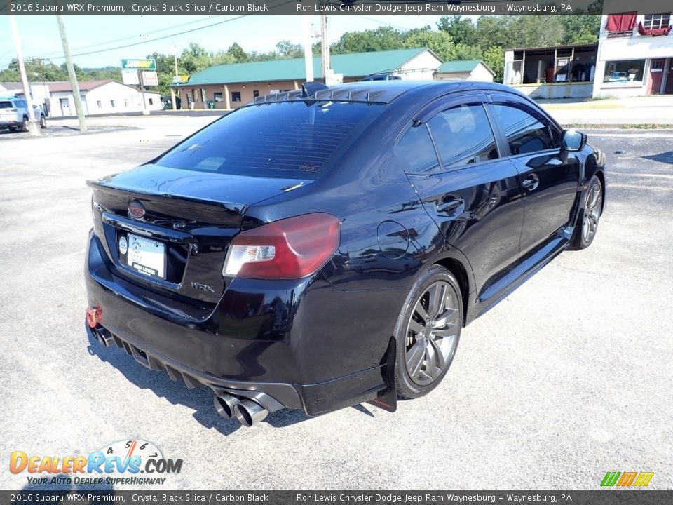 2016 Subaru WRX Premium Crystal Black Silica / Carbon Black Photo #5