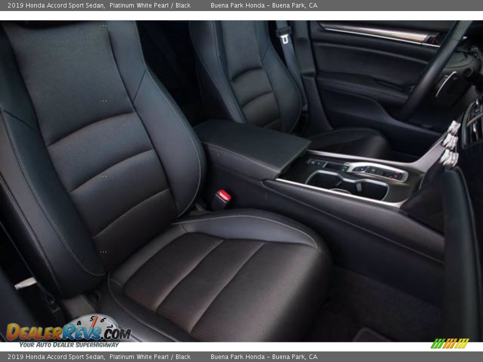 2019 Honda Accord Sport Sedan Platinum White Pearl / Black Photo #25