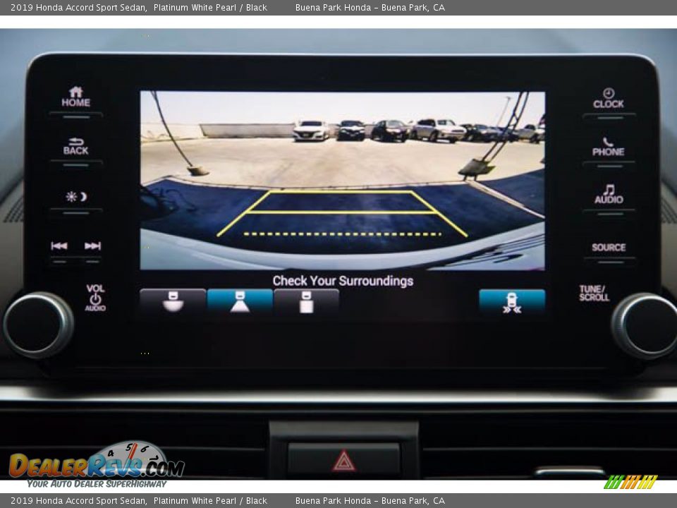 2019 Honda Accord Sport Sedan Platinum White Pearl / Black Photo #27