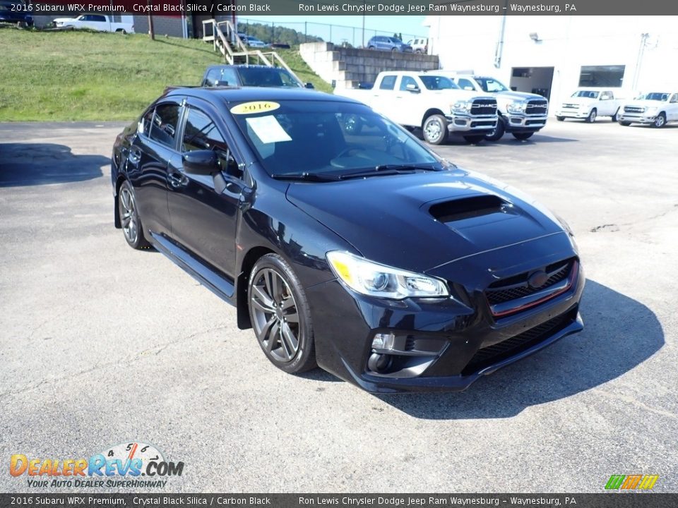 2016 Subaru WRX Premium Crystal Black Silica / Carbon Black Photo #7