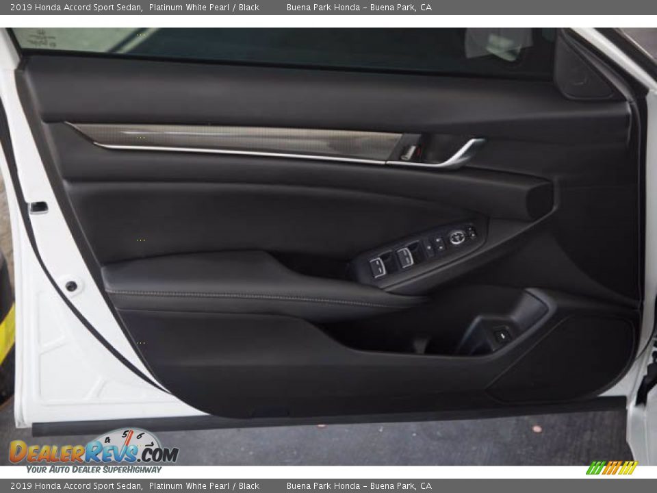 2019 Honda Accord Sport Sedan Platinum White Pearl / Black Photo #29