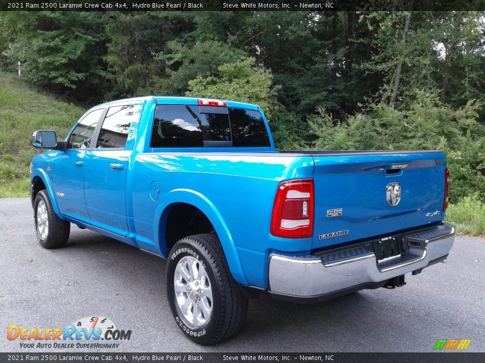 2021 Ram 2500 Laramie Crew Cab 4x4 Hydro Blue Pearl / Black Photo #9