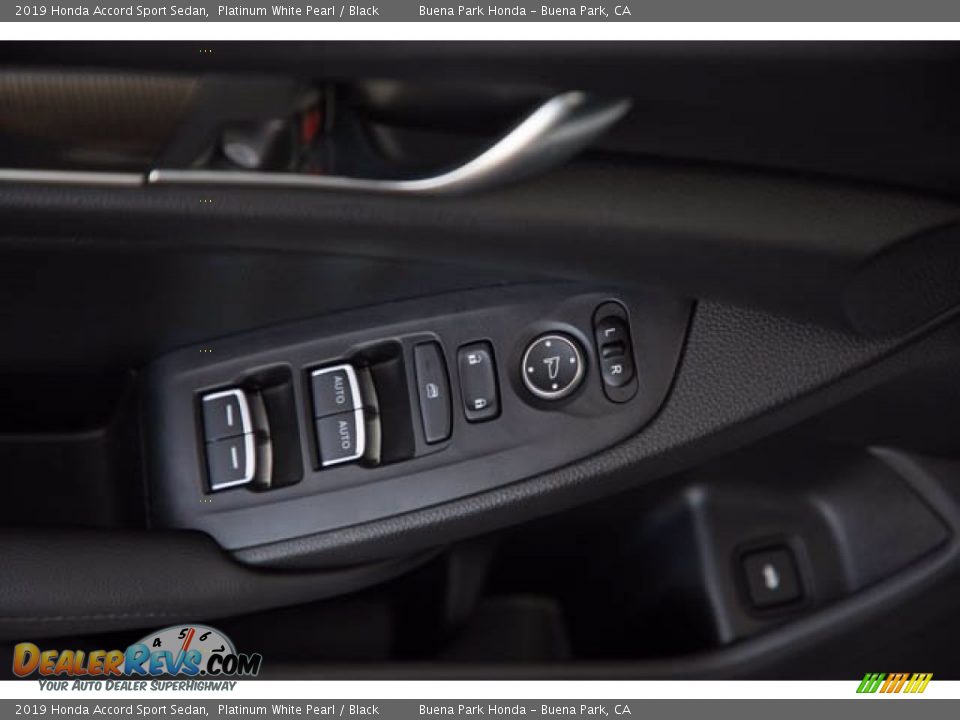 2019 Honda Accord Sport Sedan Platinum White Pearl / Black Photo #30