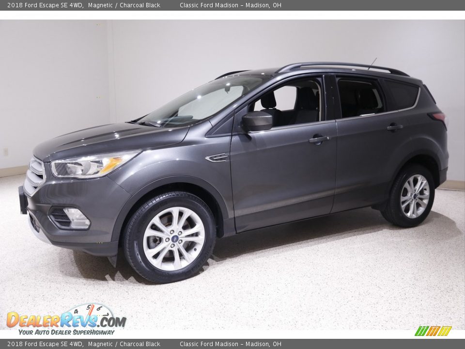 2018 Ford Escape SE 4WD Magnetic / Charcoal Black Photo #3