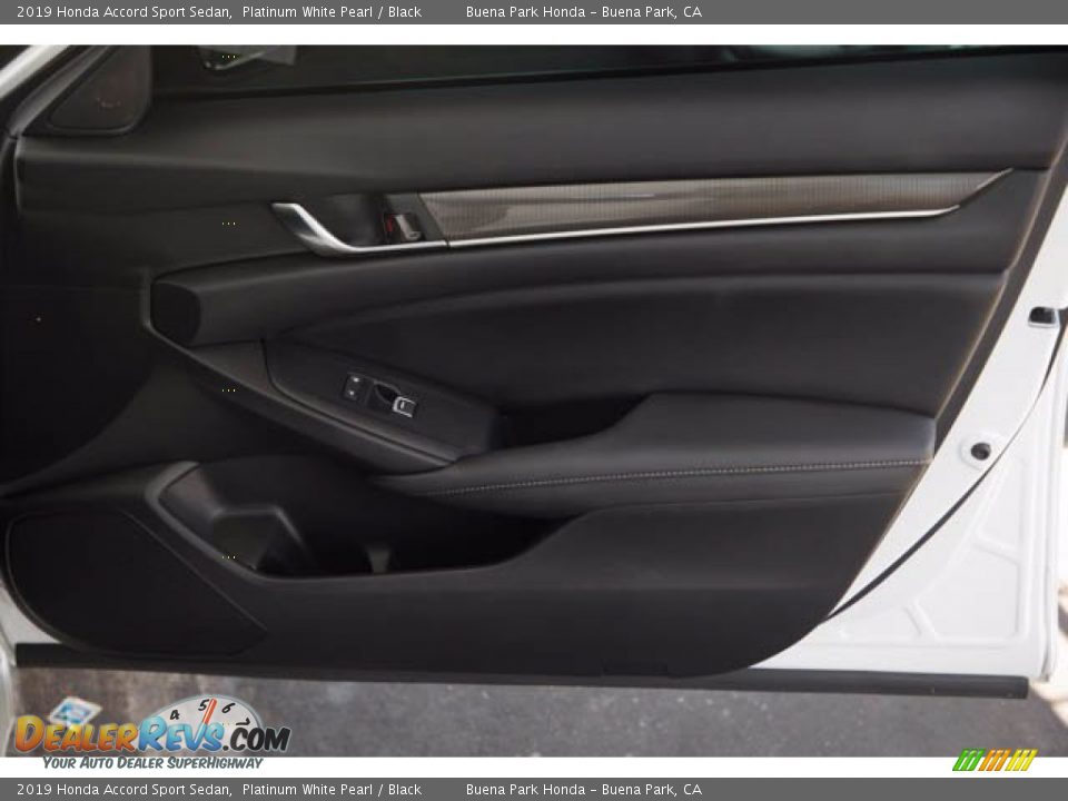 2019 Honda Accord Sport Sedan Platinum White Pearl / Black Photo #33