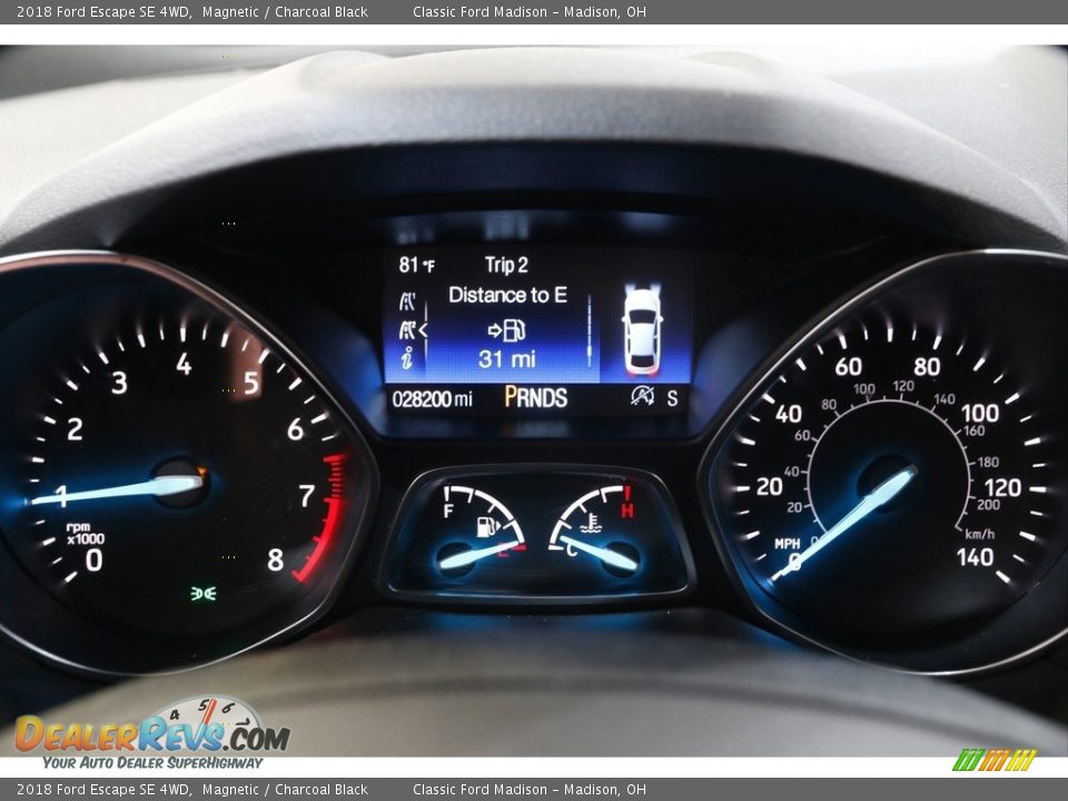 2018 Ford Escape SE 4WD Magnetic / Charcoal Black Photo #8