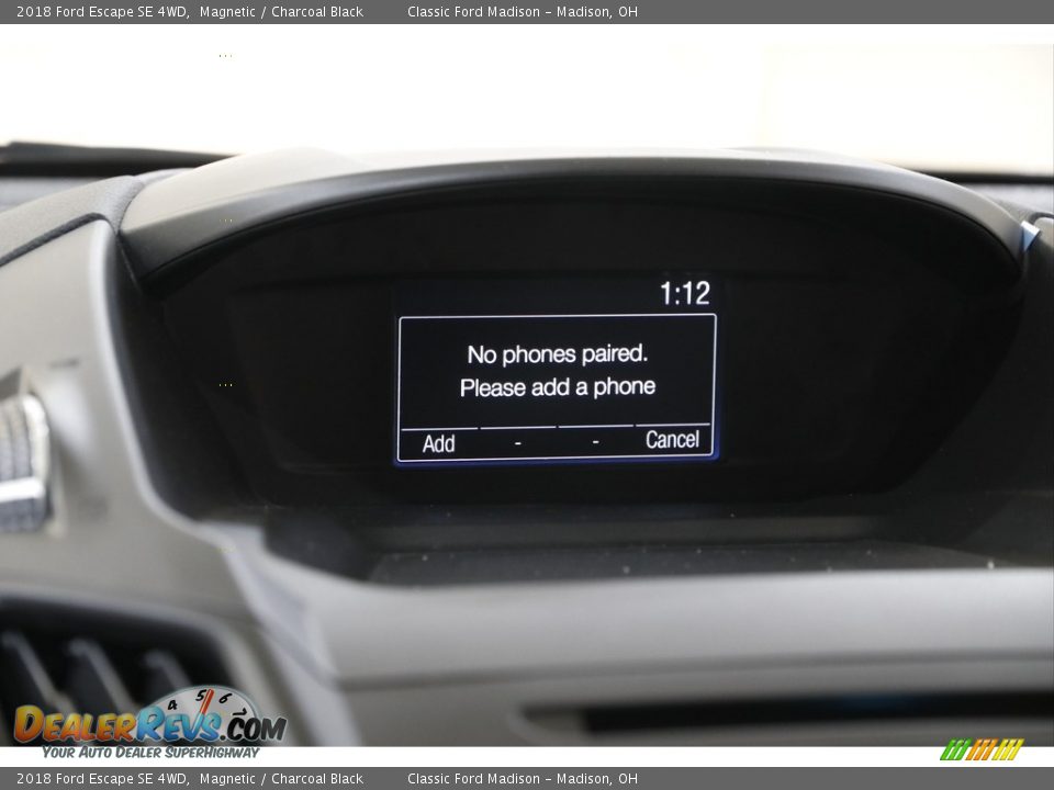 2018 Ford Escape SE 4WD Magnetic / Charcoal Black Photo #11