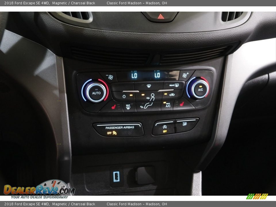 2018 Ford Escape SE 4WD Magnetic / Charcoal Black Photo #12
