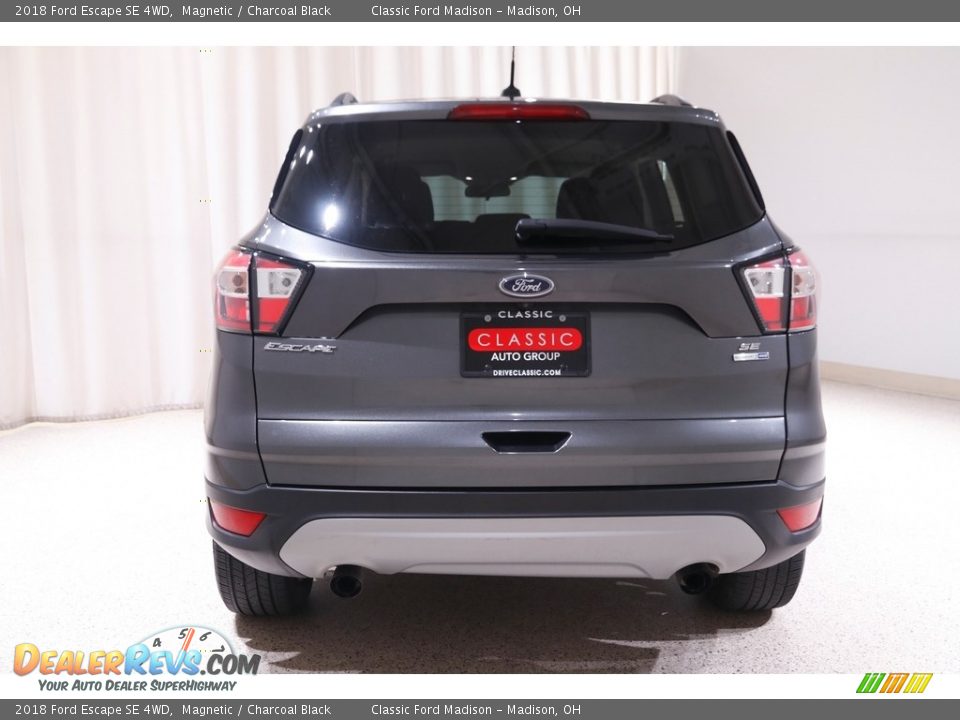 2018 Ford Escape SE 4WD Magnetic / Charcoal Black Photo #17
