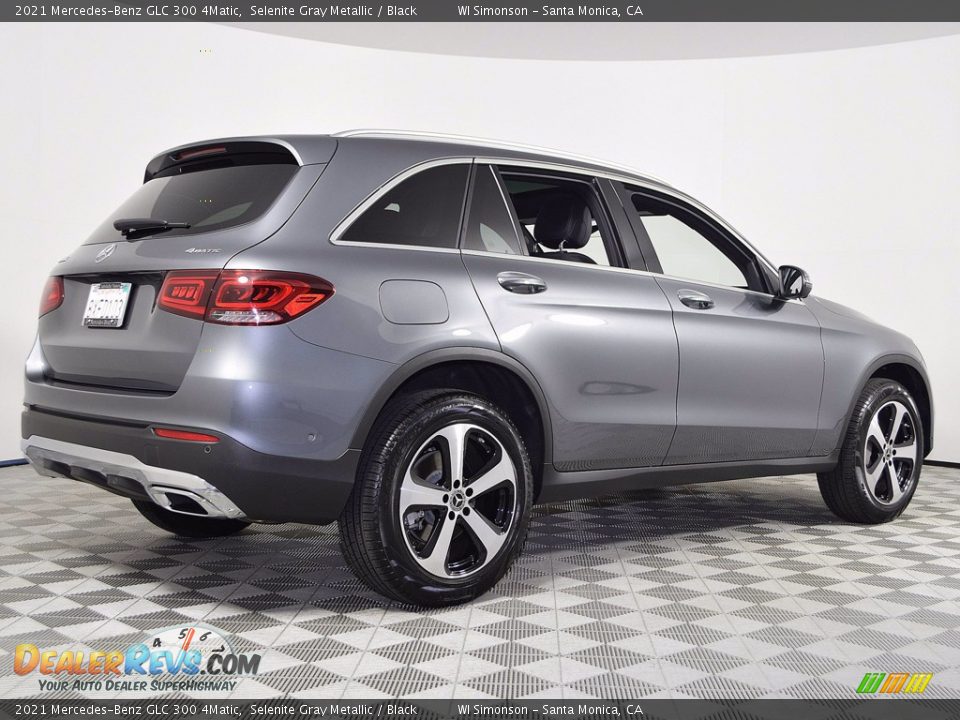 2021 Mercedes-Benz GLC 300 4Matic Selenite Gray Metallic / Black Photo #3