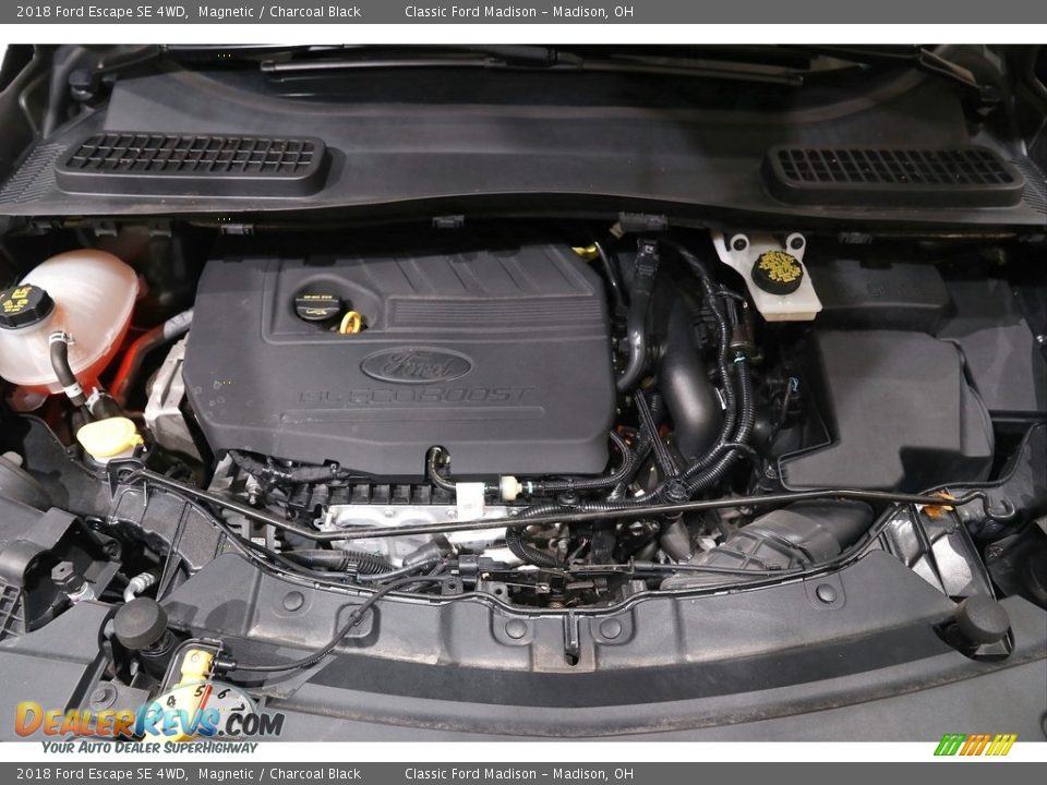 2018 Ford Escape SE 4WD Magnetic / Charcoal Black Photo #18
