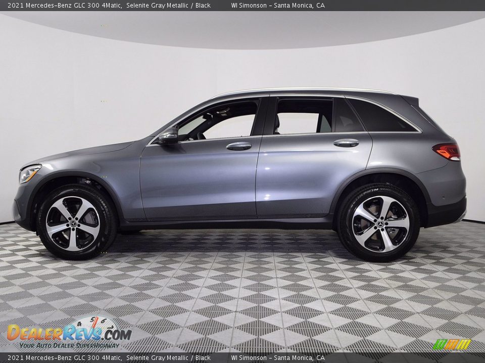 2021 Mercedes-Benz GLC 300 4Matic Selenite Gray Metallic / Black Photo #5