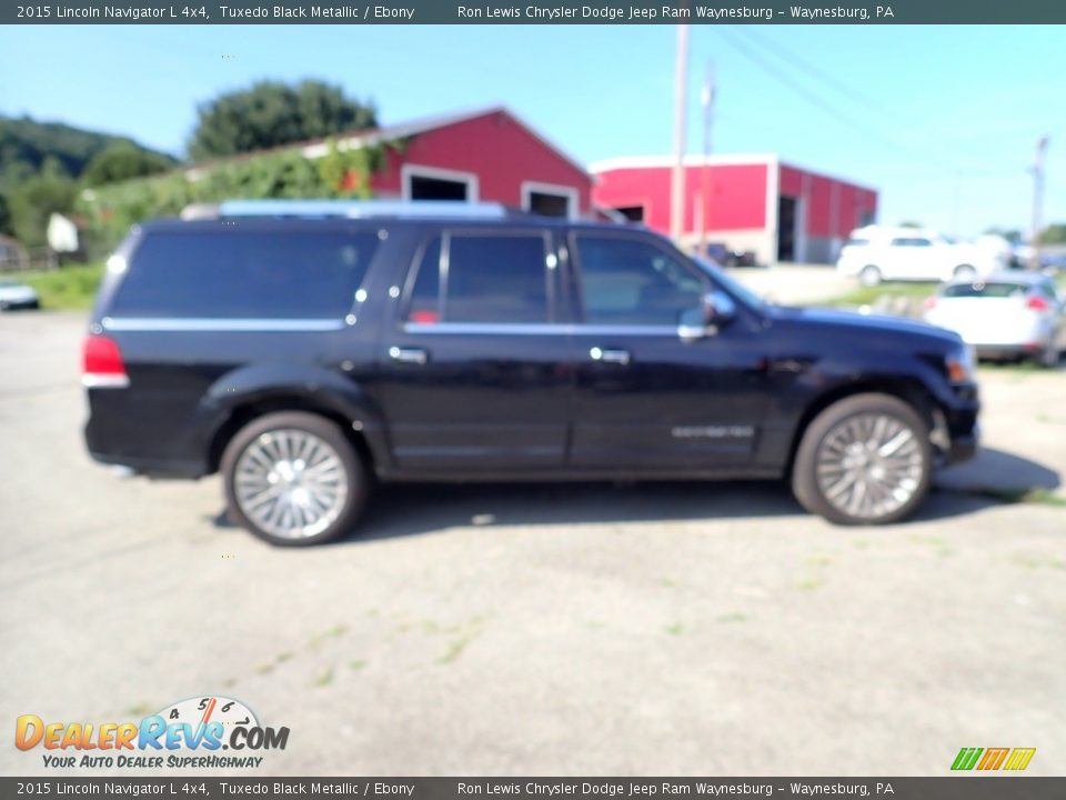 2015 Lincoln Navigator L 4x4 Tuxedo Black Metallic / Ebony Photo #6