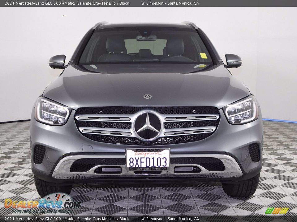 2021 Mercedes-Benz GLC 300 4Matic Selenite Gray Metallic / Black Photo #7