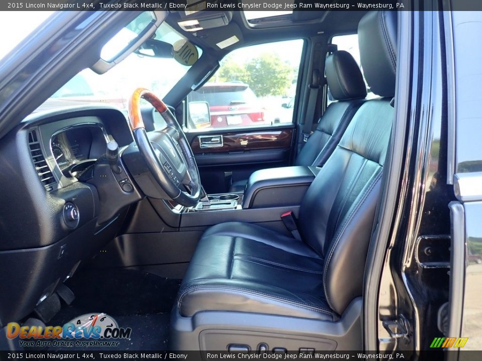 Front Seat of 2015 Lincoln Navigator L 4x4 Photo #12