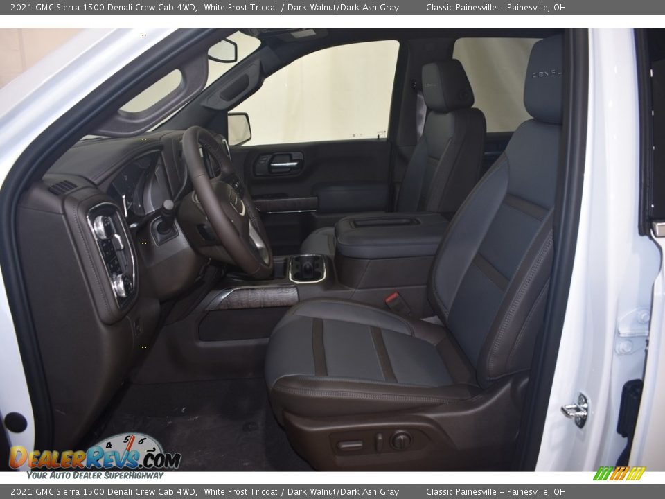 Dark Walnut/Dark Ash Gray Interior - 2021 GMC Sierra 1500 Denali Crew Cab 4WD Photo #7