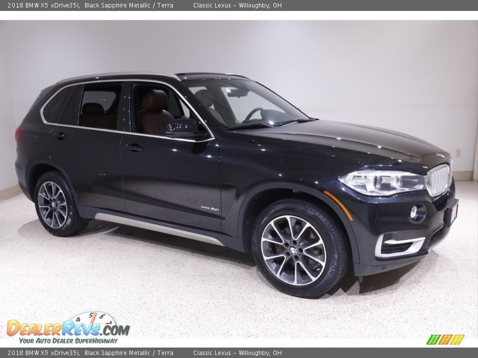 2018 BMW X5 xDrive35i Black Sapphire Metallic / Terra Photo #1