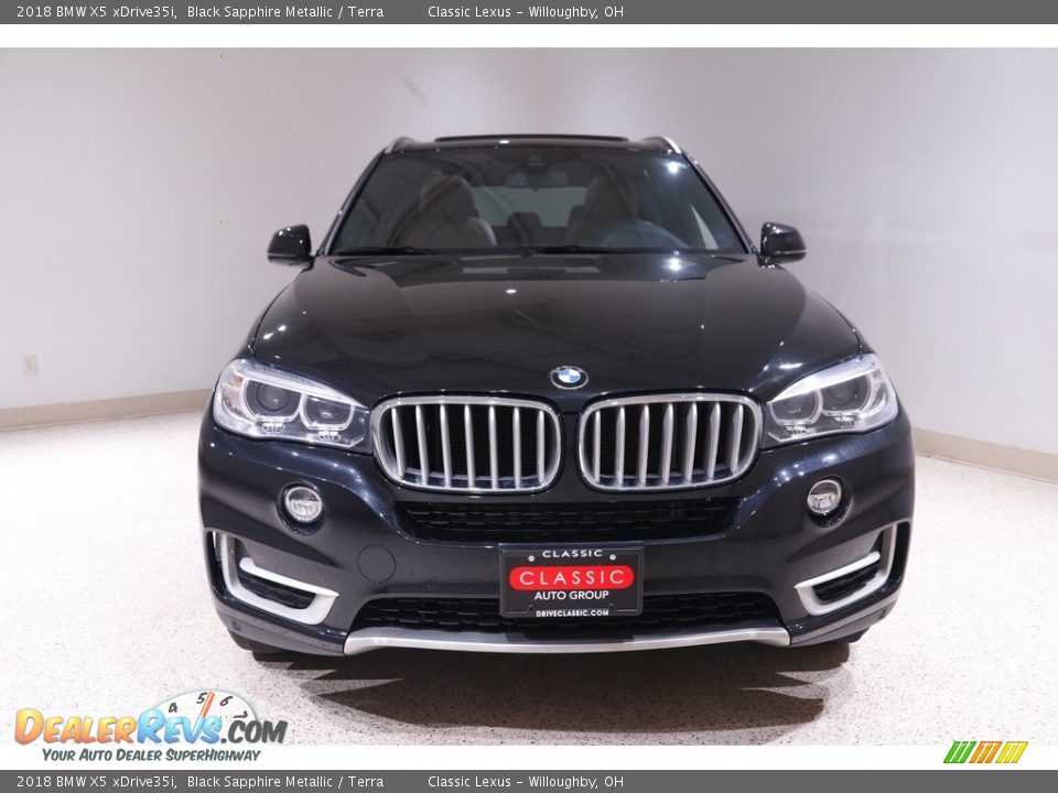 2018 BMW X5 xDrive35i Black Sapphire Metallic / Terra Photo #2