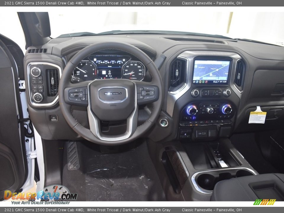 Dashboard of 2021 GMC Sierra 1500 Denali Crew Cab 4WD Photo #12