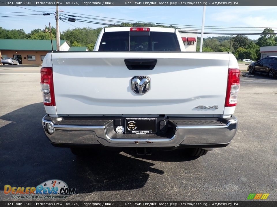 2021 Ram 2500 Tradesman Crew Cab 4x4 Bright White / Black Photo #4